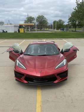 Red 2021 Chevrolet Corvette Stingray w/2LT