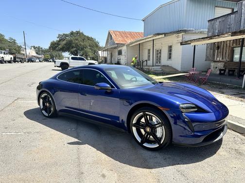Blue 2022 Porsche Taycan Taycan 4S