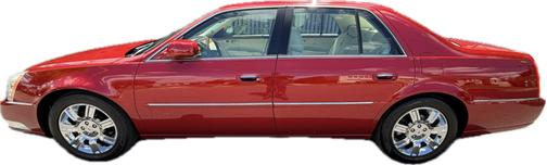 Red 2011 Cadillac DTS Platinum Collection