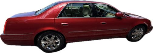 Red 2011 Cadillac DTS Platinum Collection