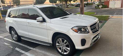 White 2017 Mercedes-Benz GLS 450 4MATIC