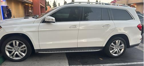 White 2017 Mercedes-Benz GLS 450 4MATIC