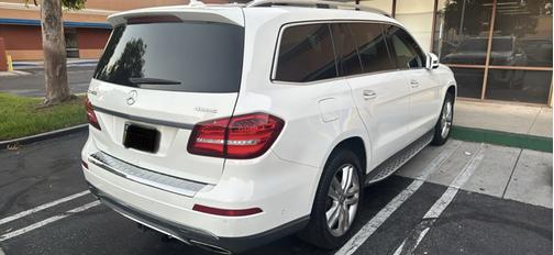 White 2017 Mercedes-Benz GLS 450 4MATIC