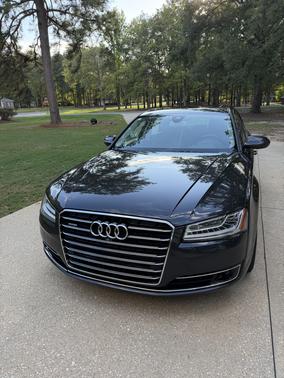 Gray 2015 Audi A8 L 4.0T
