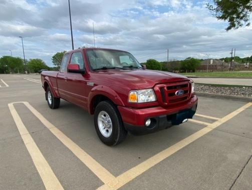 Red 2010 Ford Ranger Sport
