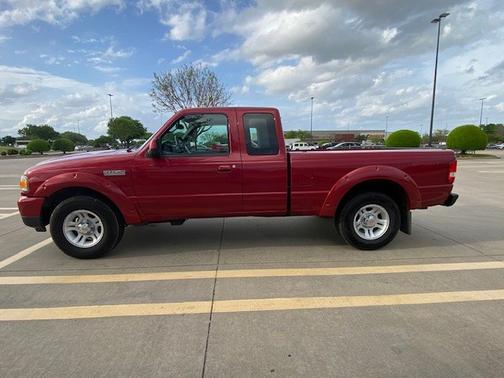 Red 2010 Ford Ranger Sport