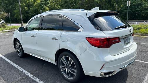 White 2019 Acura MDX Sport Hybrid 3.0L w/Advance Package