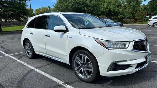White 2019 Acura MDX Sport Hybrid 3.0L w/Advance Package