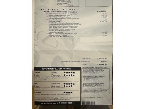 2010 Lexus ES 350 Base