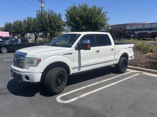 White 2014 Ford F-150 Platinum