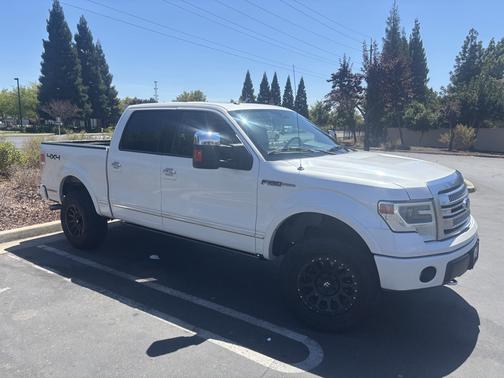 White 2014 Ford F-150 Platinum