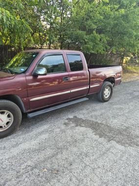 Purple 2002 GMC Sierra 1500 SLE Extended Cab