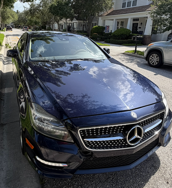 Blue 2014 Mercedes-Benz CLS-Class CLS 550