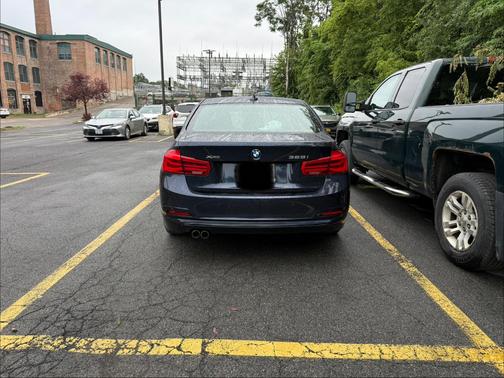Blue 2016 BMW 328 i xDrive