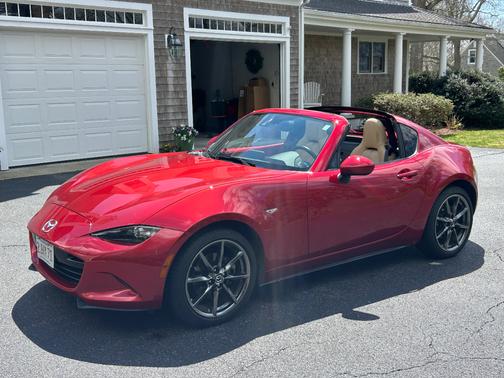 Red 2017 Mazda MX-5 Miata RF Grand Touring