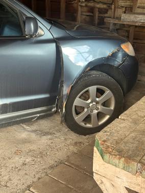 Blue 2008 Hyundai SANTA FE SE