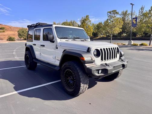 White 2020 Jeep Wrangler Unlimited Sport