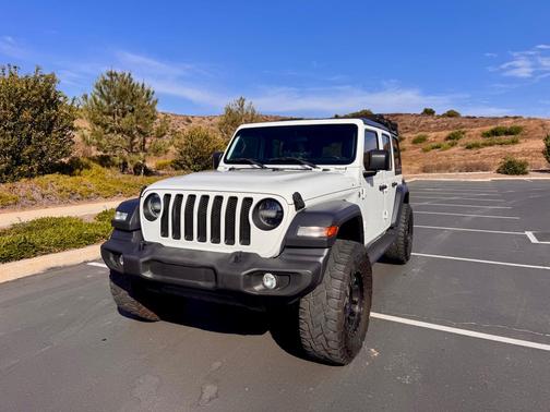 White 2020 Jeep Wrangler Unlimited Sport