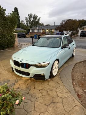 Blue 2017 BMW 330 i