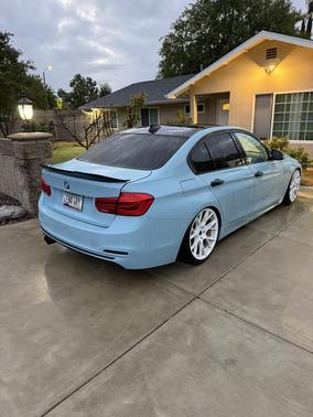 Blue 2017 BMW 330 i