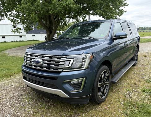 Blue 2019 Ford Expedition Max Limited