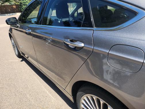 Gray 2013 Ford Fusion Hybrid Titanium