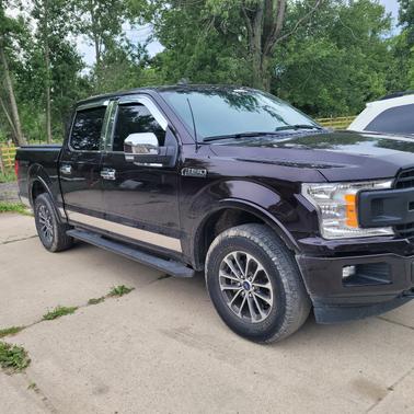 Red 2020 Ford F-150 XLT