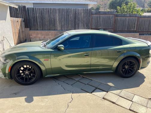 Green 2021 Dodge Charger Scat Pack Widebody