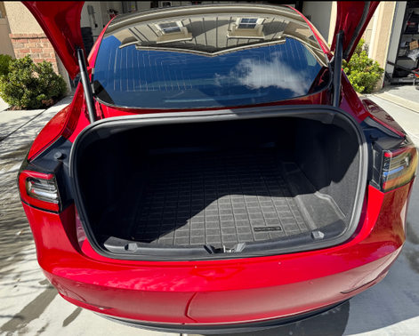Red 2018 Tesla Model 3 Long Range