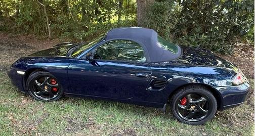 Blue 2000 Porsche Boxster Boxster S