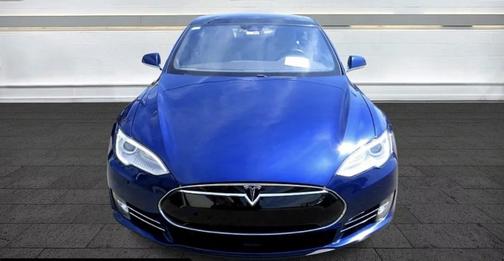 Blue 2016 Tesla Model S 70D