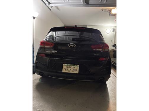Black 2019 Hyundai Elantra GT N Line