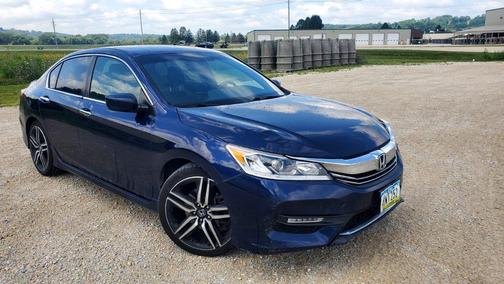 Blue 2017 Honda Accord Sport