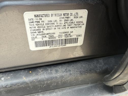 2010 INFINITI EX35 Journey