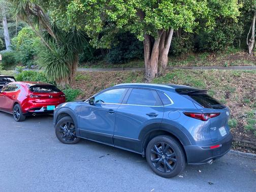 Gray 2022 Mazda CX-30 2.5 S Carbon Edition