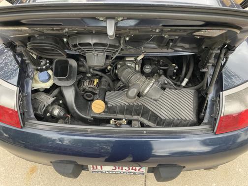 Blue 2000 Porsche 911 911 Carrera 4 Cabriolet