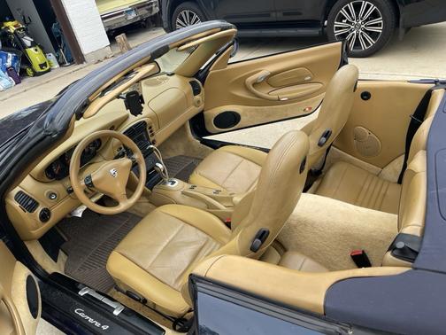 Blue 2000 Porsche 911 911 Carrera 4 Cabriolet