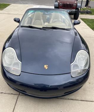 Blue 2000 Porsche 911 911 Carrera 4 Cabriolet