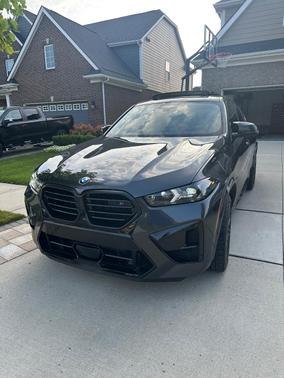 Gray 2024 BMW X6 M Base