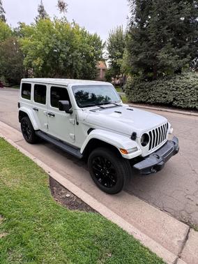 White 2021 Jeep Wrangler Unlimited 4xe Sahara