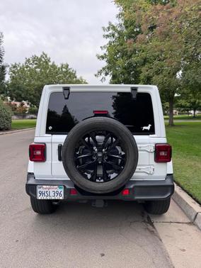 White 2021 Jeep Wrangler Unlimited 4xe Sahara