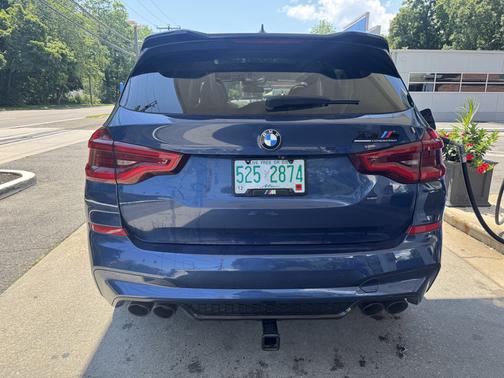 Blue 2020 BMW X3 M Competition