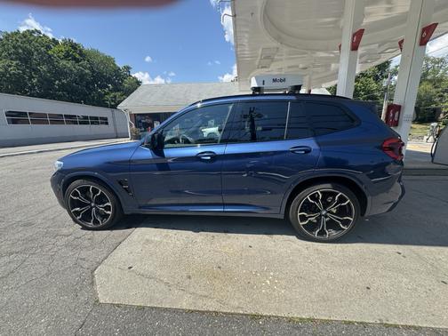 Blue 2020 BMW X3 M Competition