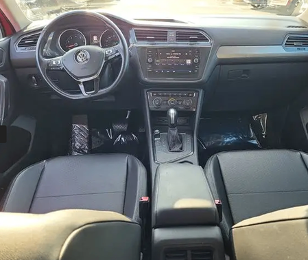 Orange 2019 Volkswagen Tiguan 2.0T SE