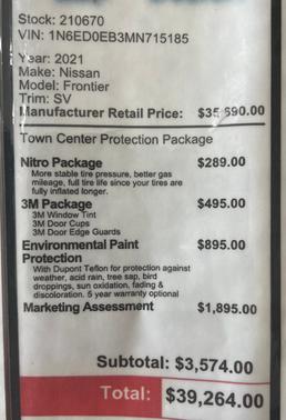 2021 Nissan Frontier SV