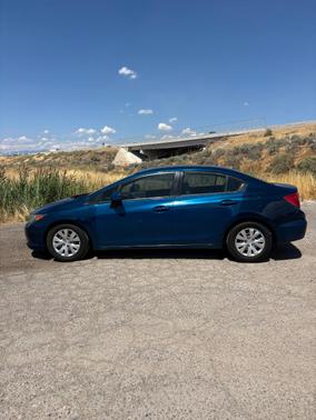 Blue 2012 Honda Civic LX