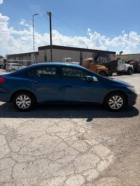 Blue 2012 Honda Civic LX