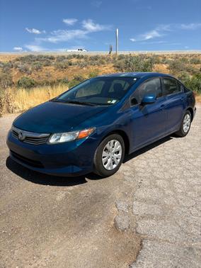 Blue 2012 Honda Civic LX
