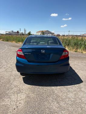 Blue 2012 Honda Civic LX