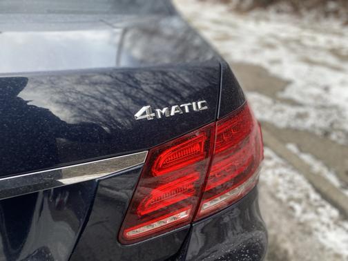 Blue 2014 Mercedes-Benz E-Class E 550 4MATIC